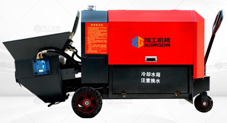 混凝土輸送泵為何不能加水，翔工為您解疑